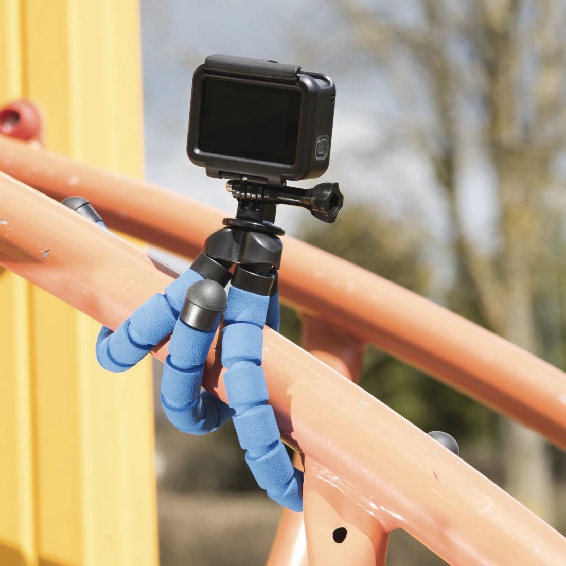 Hama Flex Tripod for Smartphone and GoPro 26cm Blue - Foto Erhardt