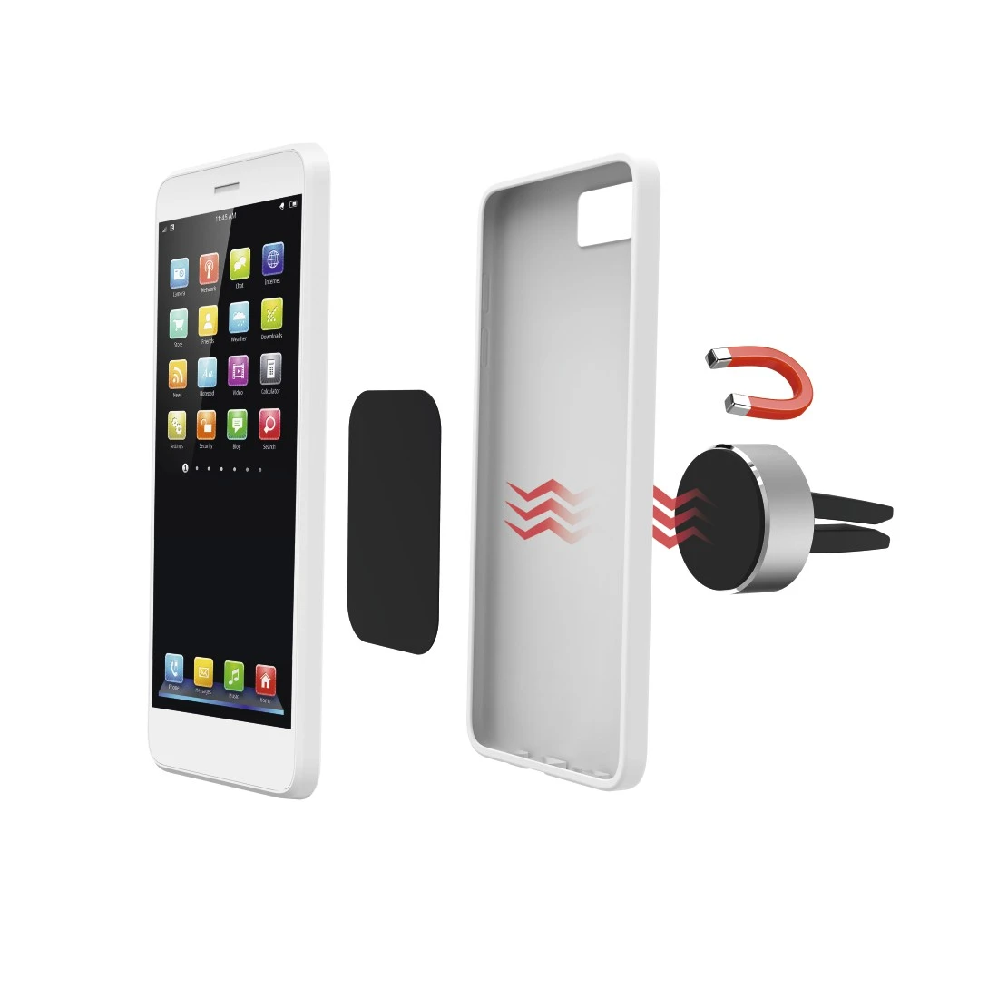 Magnetic Aluminium Universal Smartphone Holder