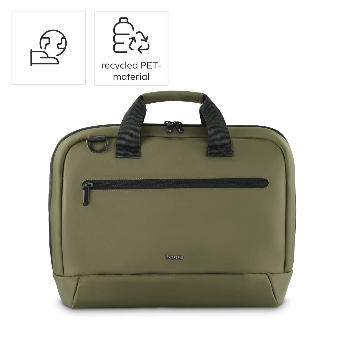 Ultra Lightweight Laptop Bag 34 36 cm 13.3 14.1 olive Hama