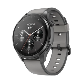 The multifunctional clock displays the time