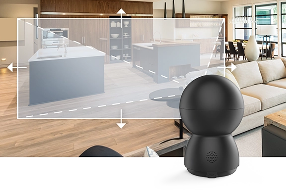 The range of the viewing angle is shown graphically in the image.